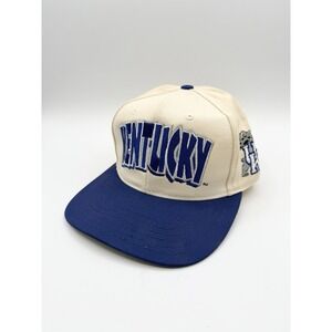 Vintage Kentucky Wildcats Grafitti Snapback White Blue Cap Hat Twins Enterprise